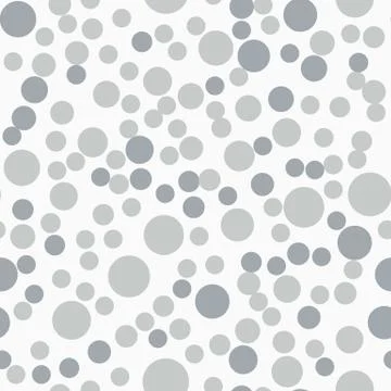 Abstract simple circles seamless pattern. Minimalistic elements wallpaper. Ilustración de archivo