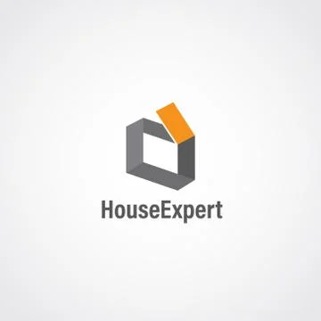 Abstract Simple Clean House Logo Sign Symbol Icon Stock Illustration