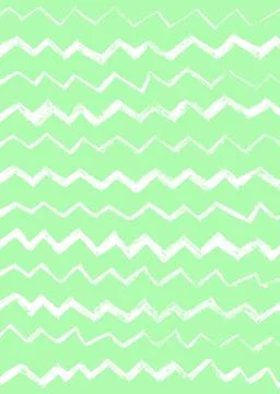 Abstract simple cool background with zigzag stripes, broken lines, waves, bru Illustrazione stock