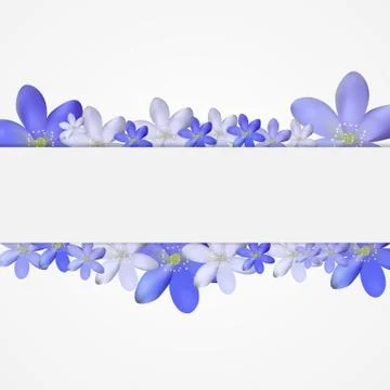 Abstract Simple Flower Pattern Background Stock Illustration