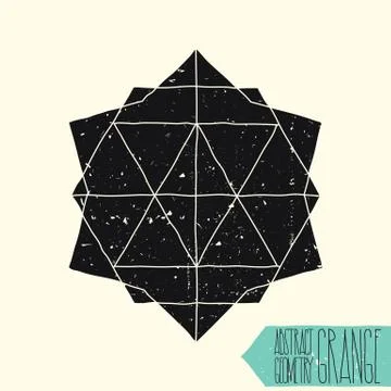 Abstract simple geometric figure Stock Illustration