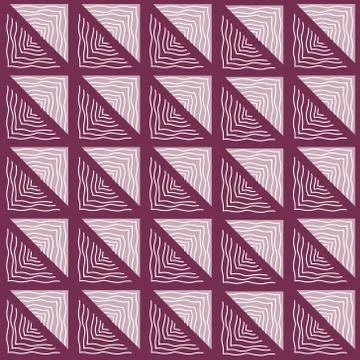 Abstract simple geometric seamless repeatable pattern vector illustration. Illustrazione stock