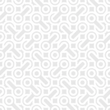 Abstract simple geometric vector pattern - interlaced shapes on gray backgrou 스톡 일러스트