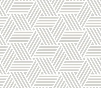 Abstract simple geometric vector seamless pattern with white line texture on Stock Illustration