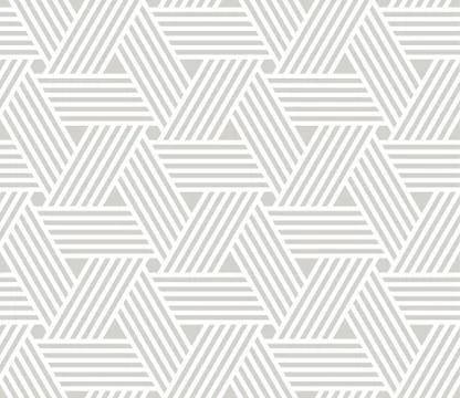 Abstract simple geometric vector seamless pattern with white line texture on Stock Illustration