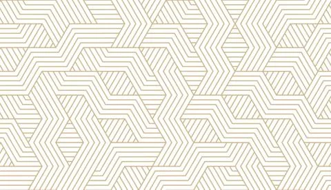 Abstract simple geometric vector seamless pattern with gold line texture on Stock Illustration