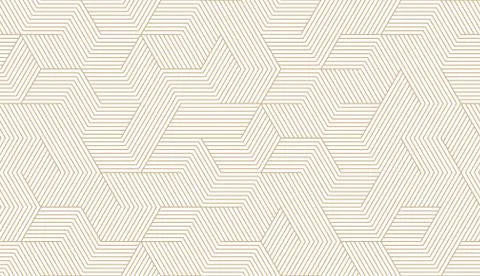 Abstract simple geometric vector seamless pattern with gold line texture on イラスト素材