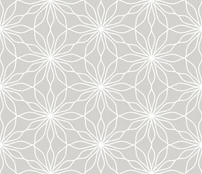 Abstract simple geometric vector seamless pattern with white line texture on Stock Illustration