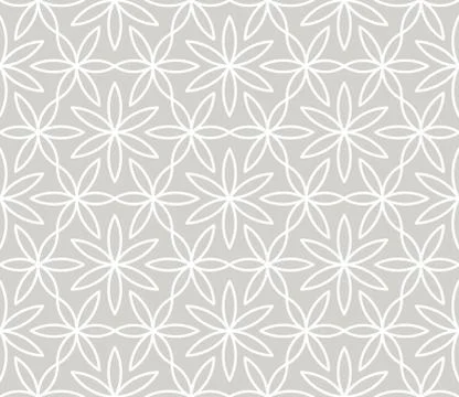 Abstract simple geometric vector seamless pattern with white line texture on Stock Illustration