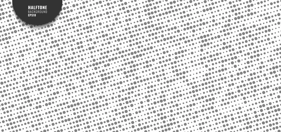 Abstract simple gray random dotted pattern on white background and texture ha Stockillustratie