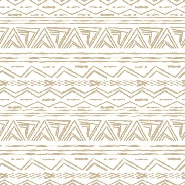 Abstract simple horizontal Seamless repeat pattern of random rough, twisted p Illustrazione stock