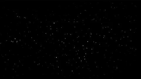 Abstract simple illustration on black backdrop. Decoration starry elements. Stock Illustration
