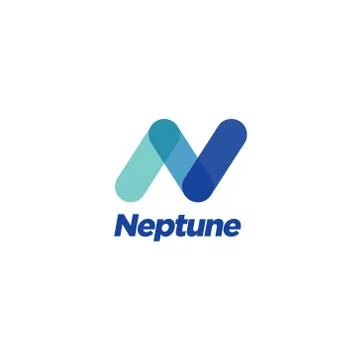 Abstract Simple Letter Type N Logo Template Stock Illustration
