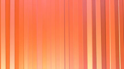 Abstract simple pink orange low poly 3D curtains as youth background. Soft Vidéo 79903285