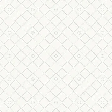 Abstract simple square and round line geometric pattern background. Stock Illustration