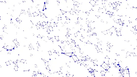 Abstract simple violet waving 3D grid or mesh as animated environment. Violet Stock Footage 77026772