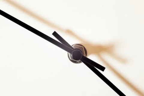Abstract of a Simple Wall Watch Stock-Fotos