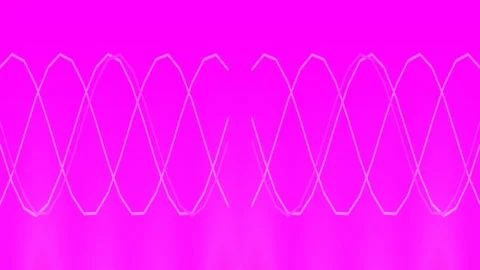 Abstract Sine Wave Energy Pattern on Blue Background Technology Loop Stock Footage 337496630