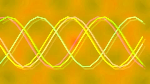 Abstract sine wave visualization representing digital data signal frequency.. Stock Footage 336774451