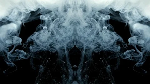 Abstract sinister demonic background for a horror movie screensaver Stock Footage 318068971