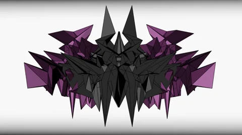 Abstract skatched VJ Loop Stock Footage 37188842