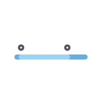 Abstract skateboard deck icon representing extreme sport and leisure Stock Illustration