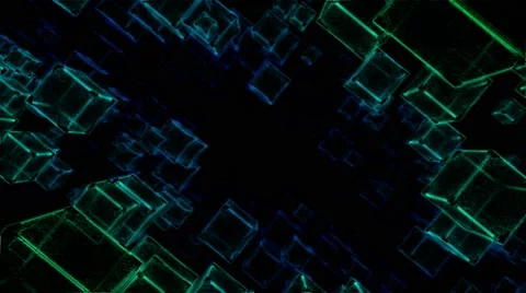 Abstract Sketchy Moving Blocks Background - Loop Rainbow Stock Footage 57203993