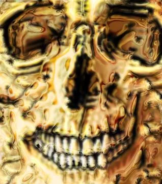Abstract skull background generated by the computer 스톡 일러스트