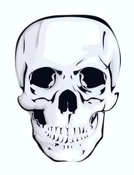 Abstract skull 스톡 일러스트
