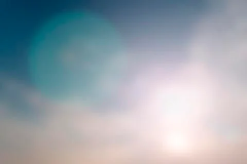 Abstract sky background with flare Stock Illustration