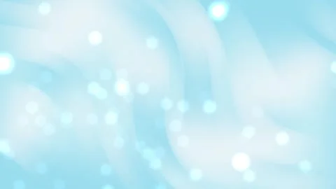 Abstract sky blue motion background with soft white bokeh floating particles Stock Footage 310048476