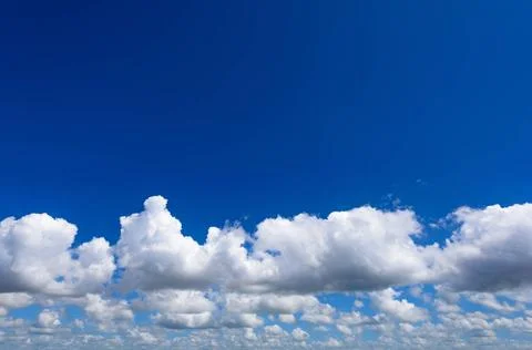 Abstract sky cloud realistic abstract sky with white clouds background Cop... Stock Photos