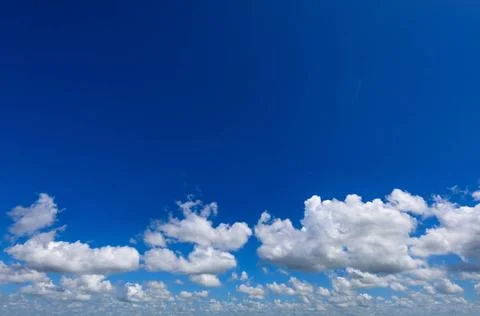 Abstract sky cloud realistic abstract sky with white clouds background Cop... Stock Photos