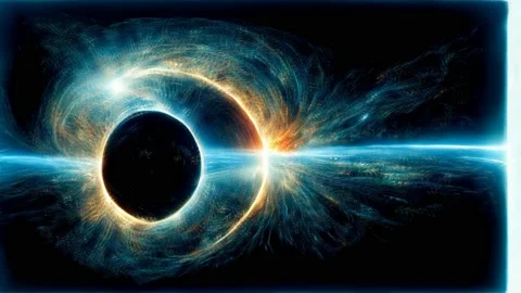 Abstract Sky Glitters Motion Background Space Nebula Gravity Video stock 213636210