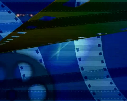 Abstract sky strip motion with glitter cubes line Stock Footage 255264198