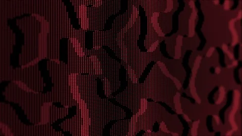 Abstract slick digital modern motion background loop red Stock Footage 84707364