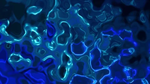 Abstract slow motion Blue liquid animation Video stock 253426165
