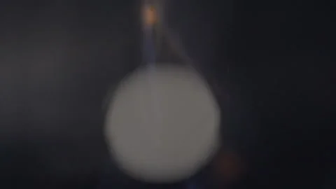 Abstract Slow Motion Of Fire Flame On Black Background At Production Factory Stock Footage 287482454