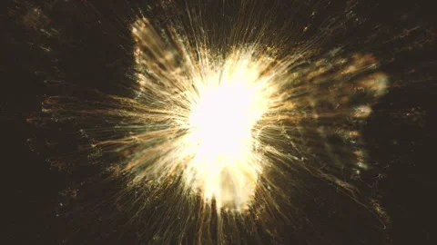 Abstract Slow Motion Shockwave Explosion Background Stock Footage 283456889