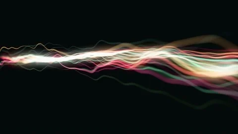 Abstract Slow Motion Swirling Strings Particles Background Loop Stock Footage 169578973