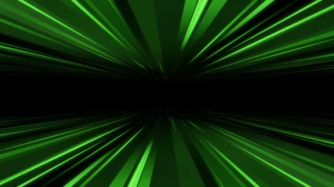 Abstract slow moving green 3D speed lines seamless looping  background Stock Footage 273210869