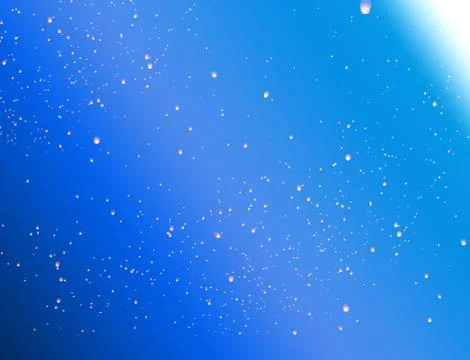 Abstract Small Lanterns On Modern Blue Gradient Sky Background Stock Illustration