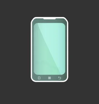 Abstract Smart Phone Stock Illustration