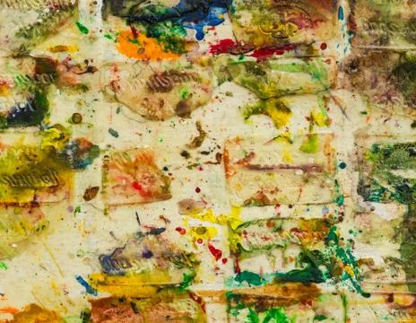 Abstract smeared in paint Stock Photos