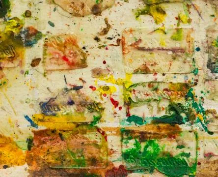 Abstract smeared in paint Stock Photos