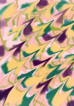Abstract smeared pattern. Purple, yellow, green, pink color Ilustración de archivo