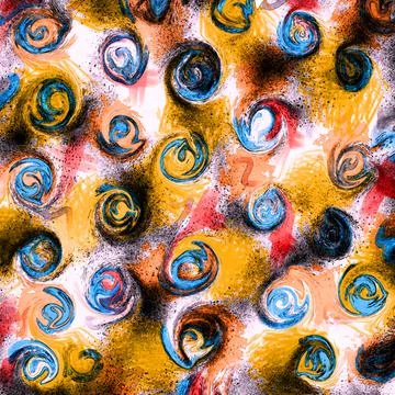 Abstract smeared pattern range, red, blue color Ilustración de archivo