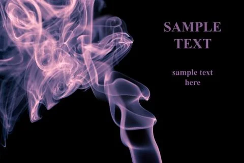 Abstract smoke background with copyspace Stock Photos