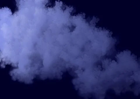 Abstract smoke background for design on black background Stock Illustration