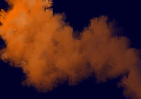 Abstract smoke background for design on black background Stock Illustration